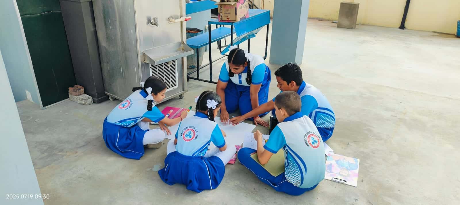 Class 5 classroom at Wisdom Concept School